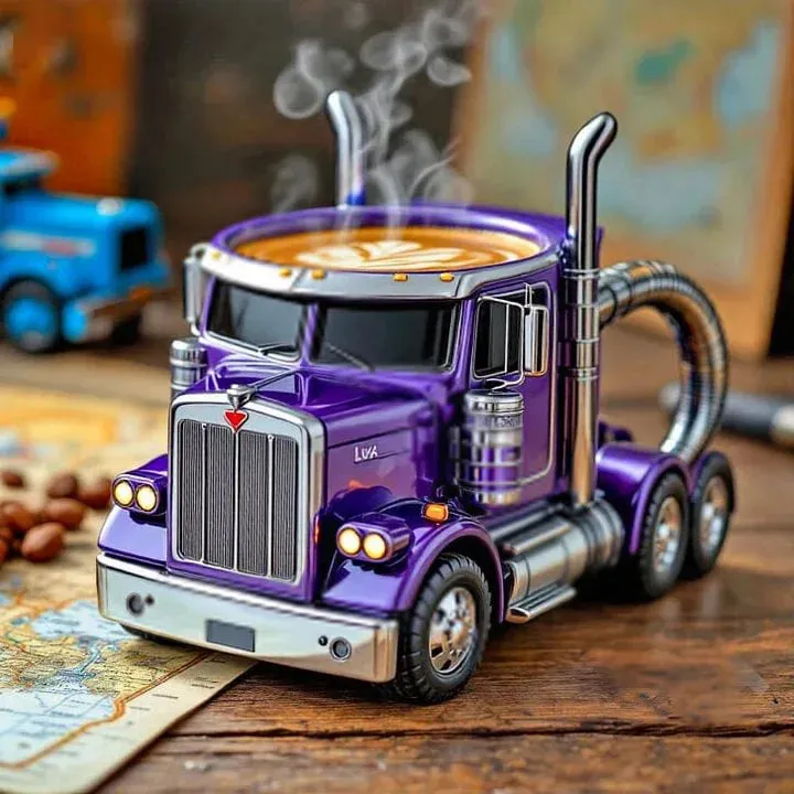 MeyMug Semi-Truck Coffee Mug | Drive Your Day with Every Sip 