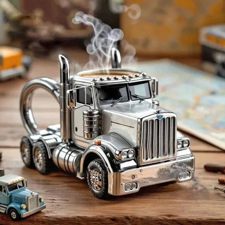 MeyMug Semi-Truck Coffee Mug | Drive Your Day with Every Sip 