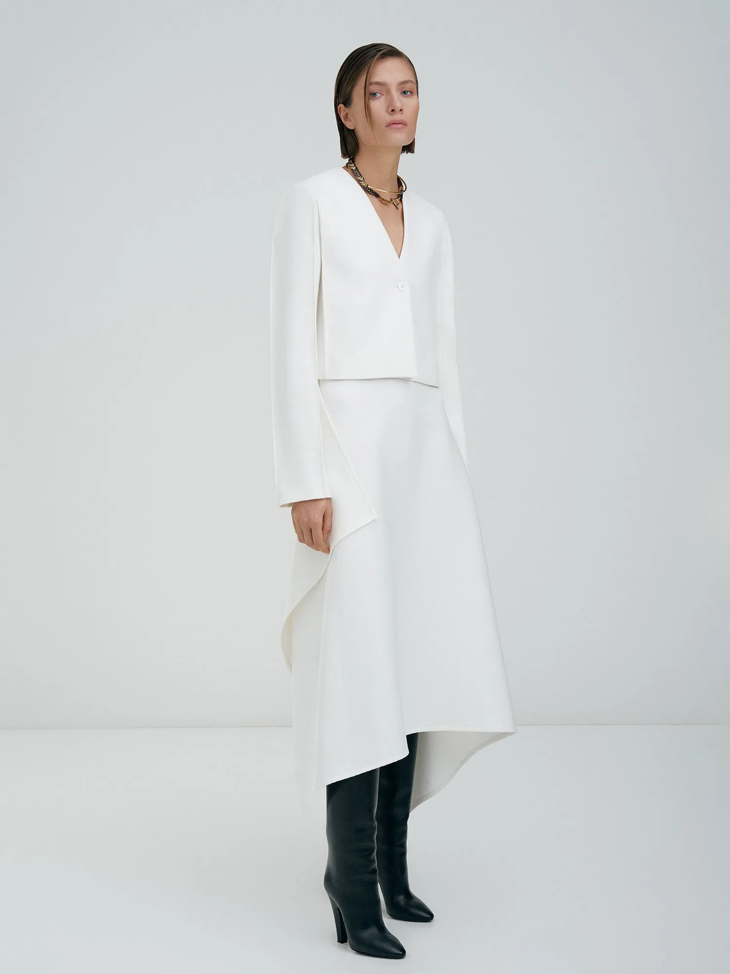 Midi Asymmetric Skirt