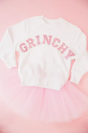 MINI KIDS GRINCHY WHITE PULLOVER