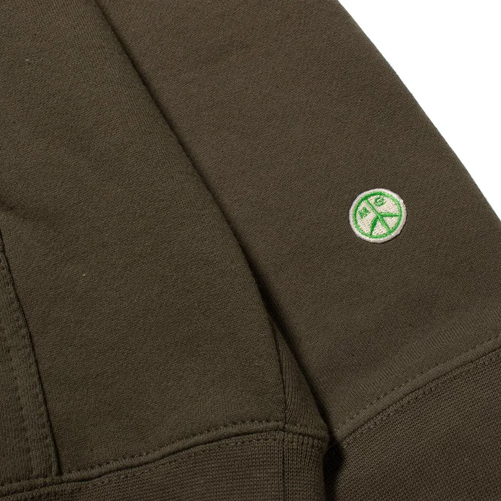 Mister Green Dualism Surf Pullover Hoodie / Army