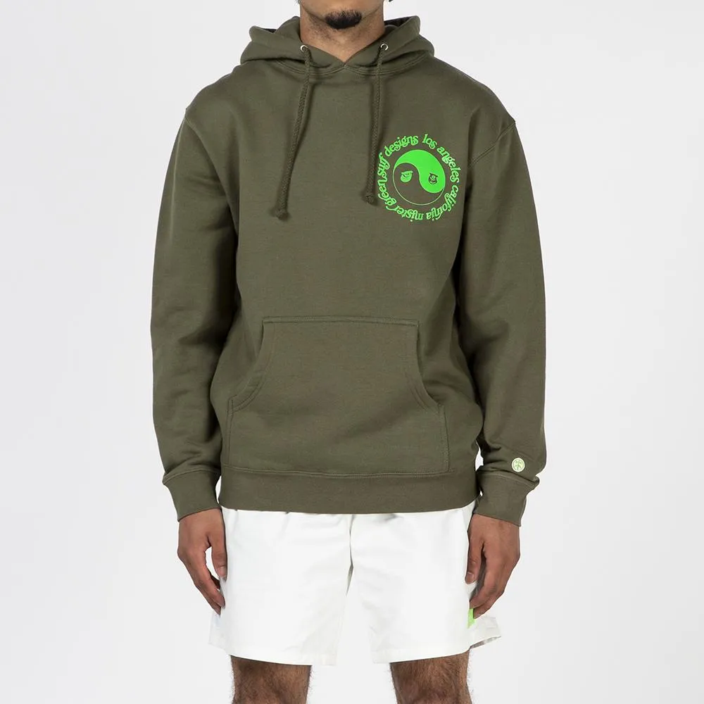 Mister Green Dualism Surf Pullover Hoodie / Army