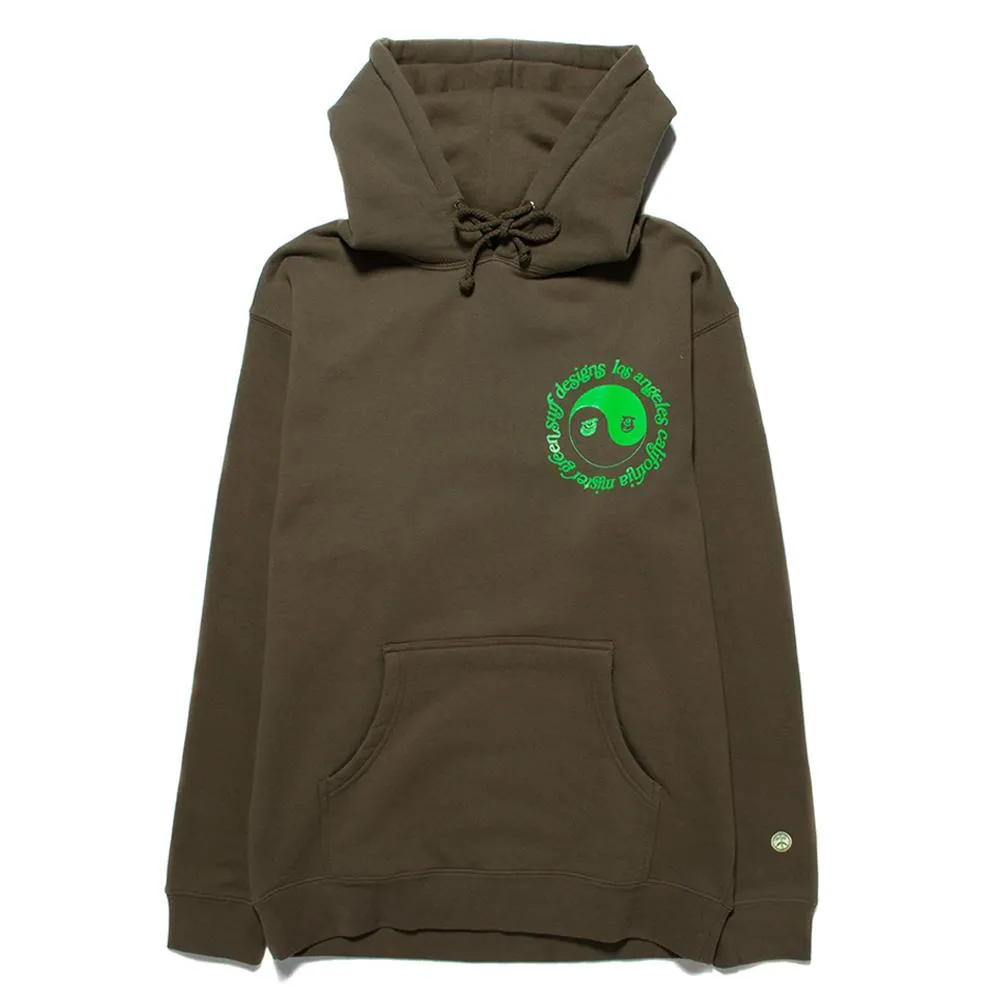 Mister Green Dualism Surf Pullover Hoodie / Army
