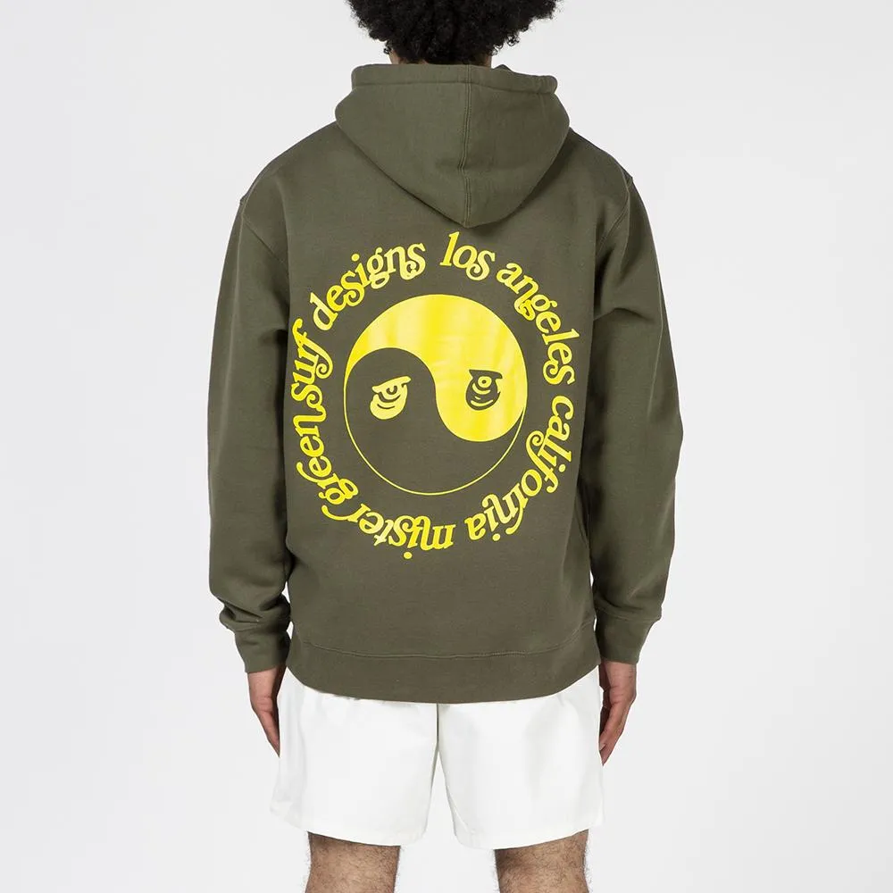 Mister Green Dualism Surf Pullover Hoodie / Army