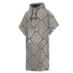 Mystic Jacquard Poncho-Black / White