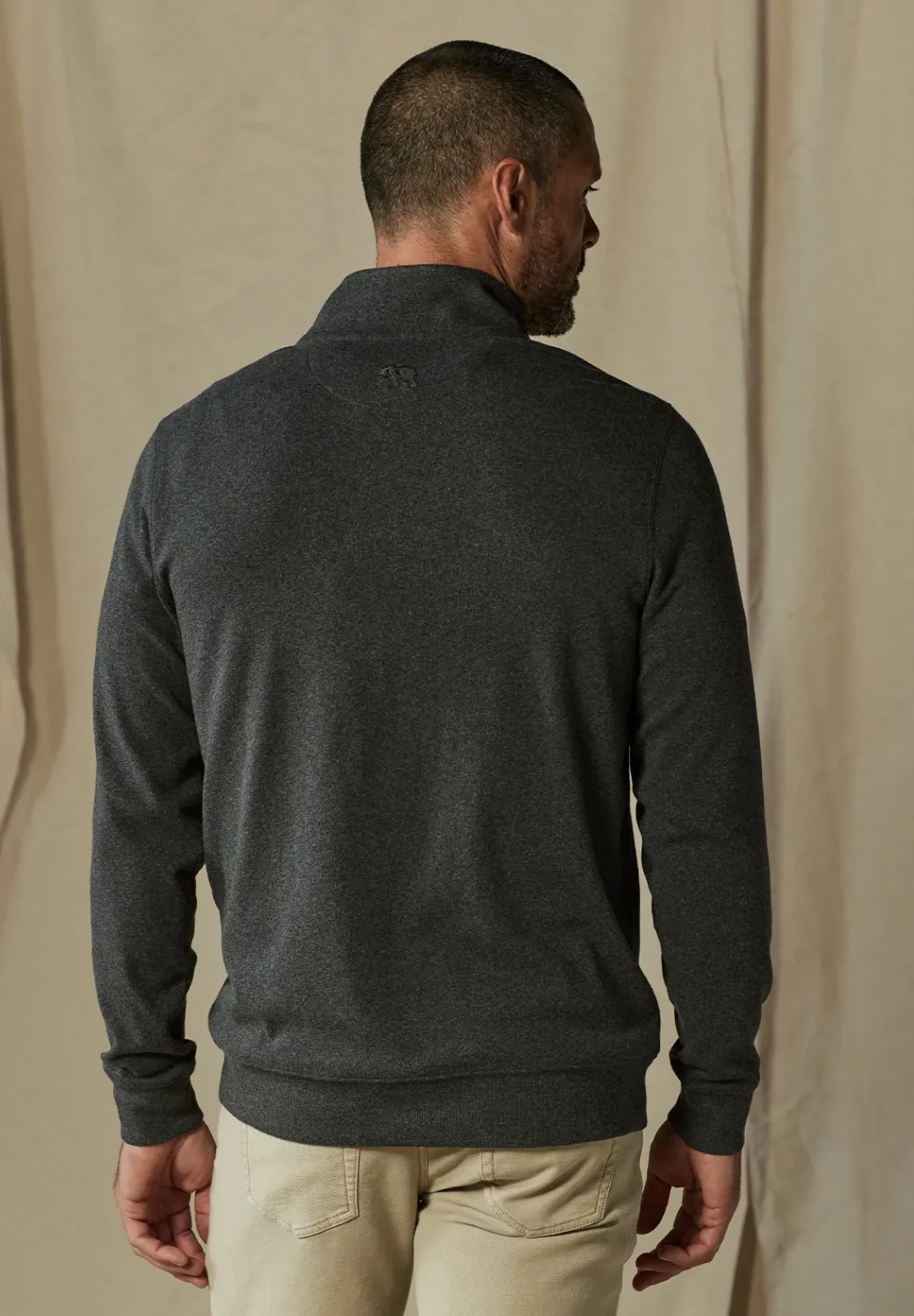 Normal Brand Puremeso Weekend 1/4 Zip Charcoal