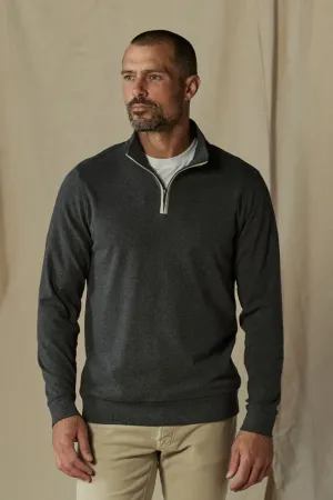 Normal Brand Puremeso Weekend 1/4 Zip Charcoal