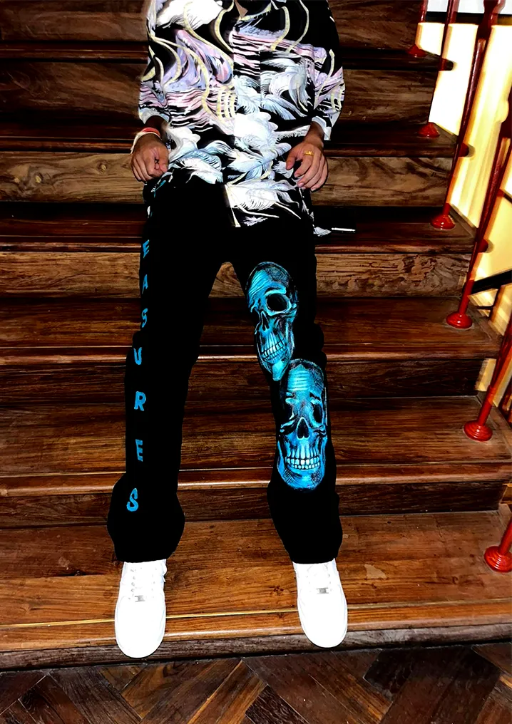 PLEASURE SKULLS - VALKYRE JEANS