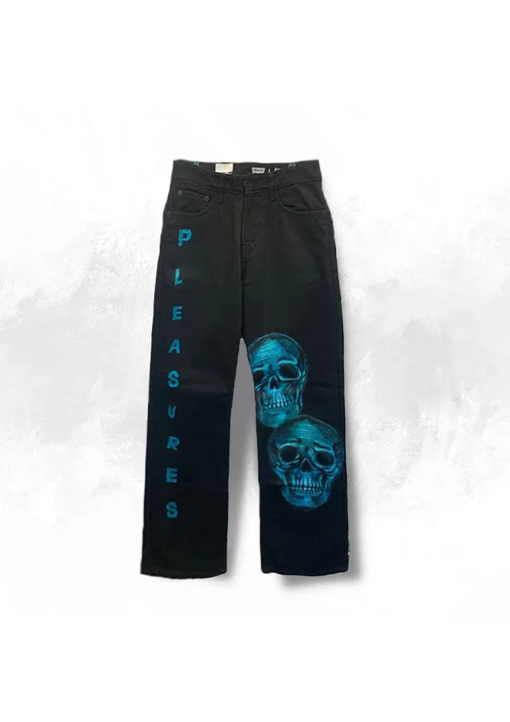 PLEASURE SKULLS - VALKYRE JEANS
