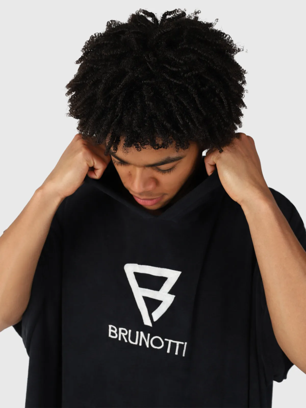 Poncho-Solid Poncho | Black