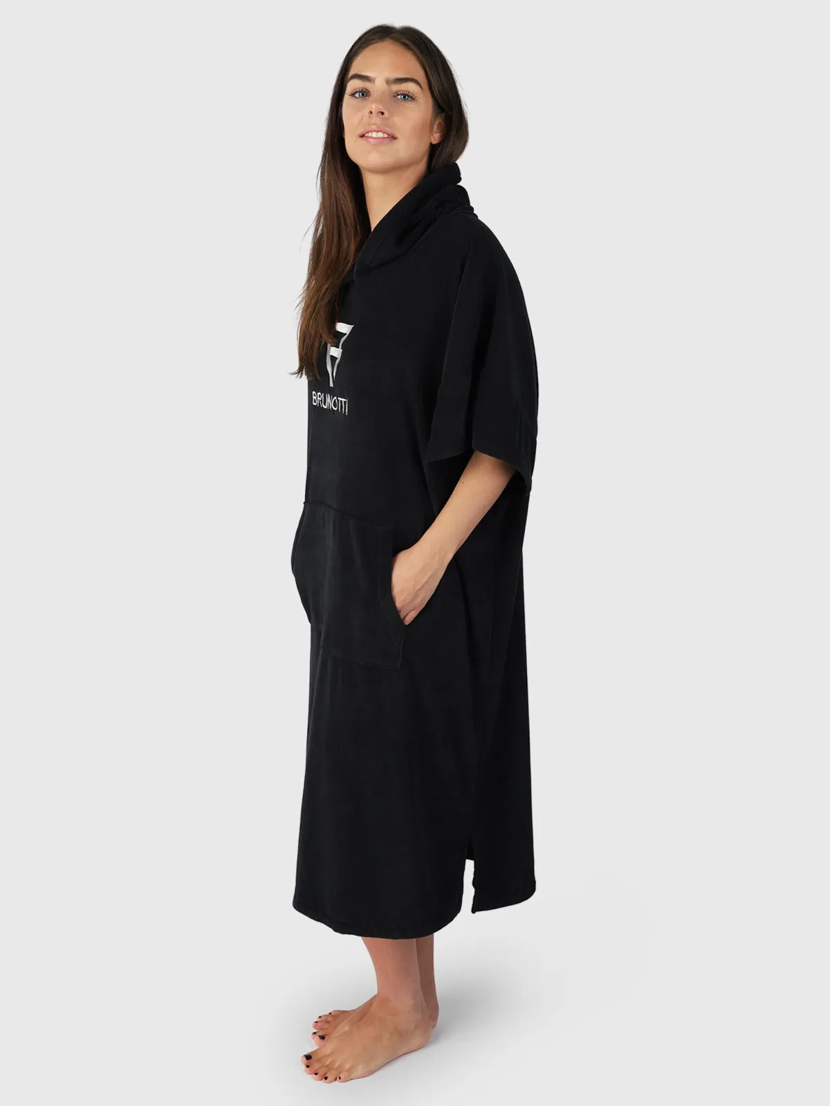Poncho-Solid Poncho | Black