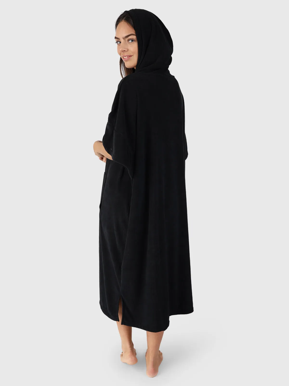 Poncho-Solid Poncho | Black