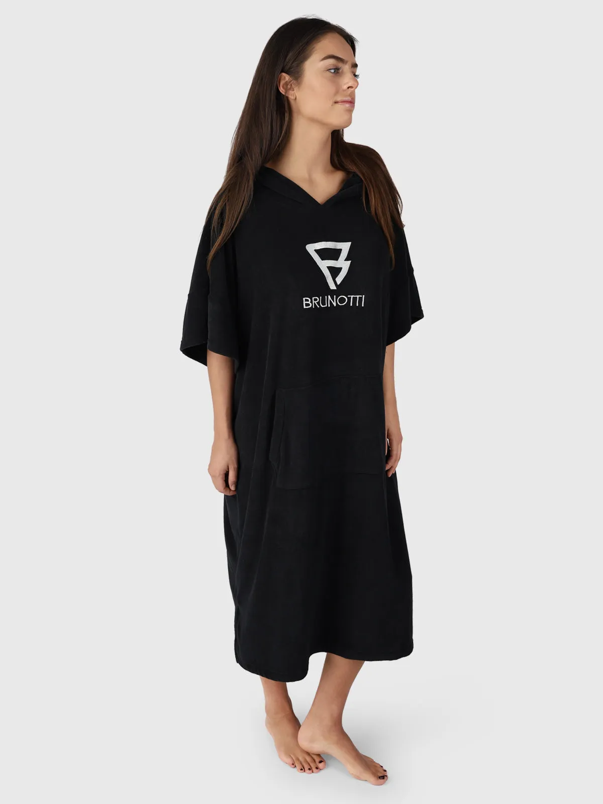 Poncho-Solid Poncho | Black