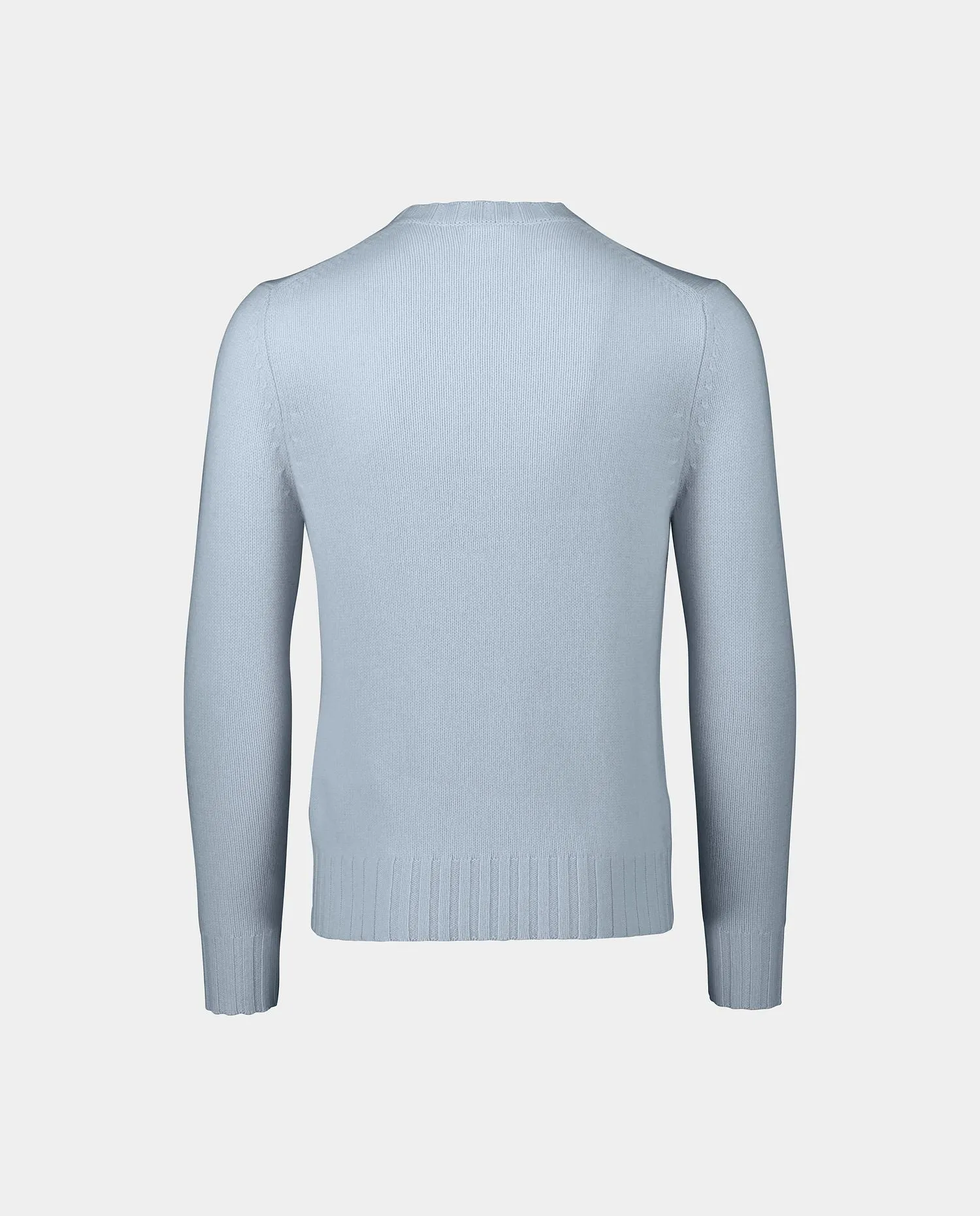 Pullover aus Cashmere in Blau - Gerade Passform