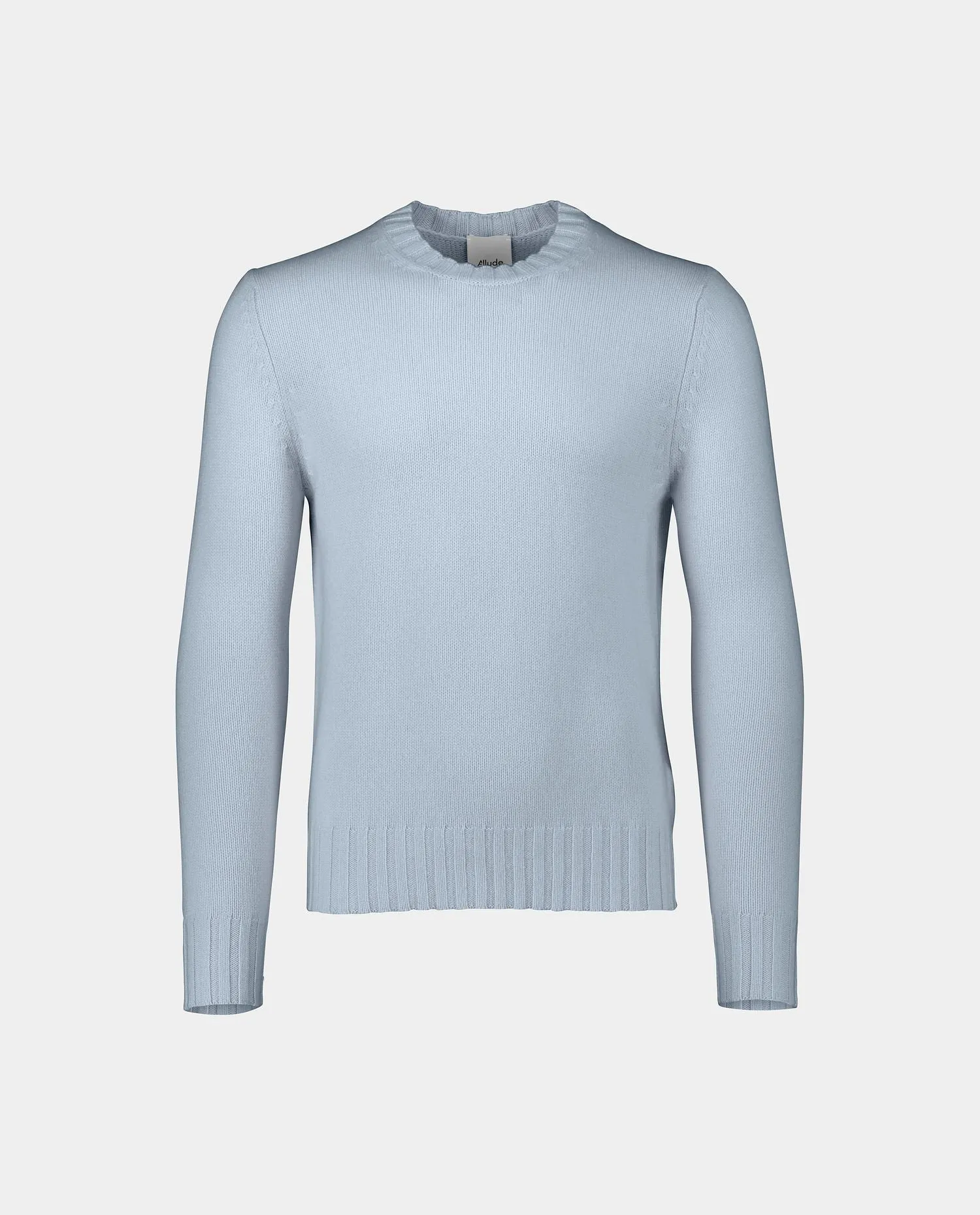 Pullover aus Cashmere in Blau - Gerade Passform
