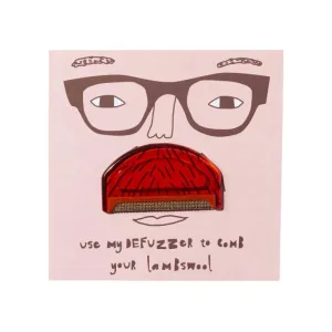 "Use My Moustache" Lammwoll-Kamm