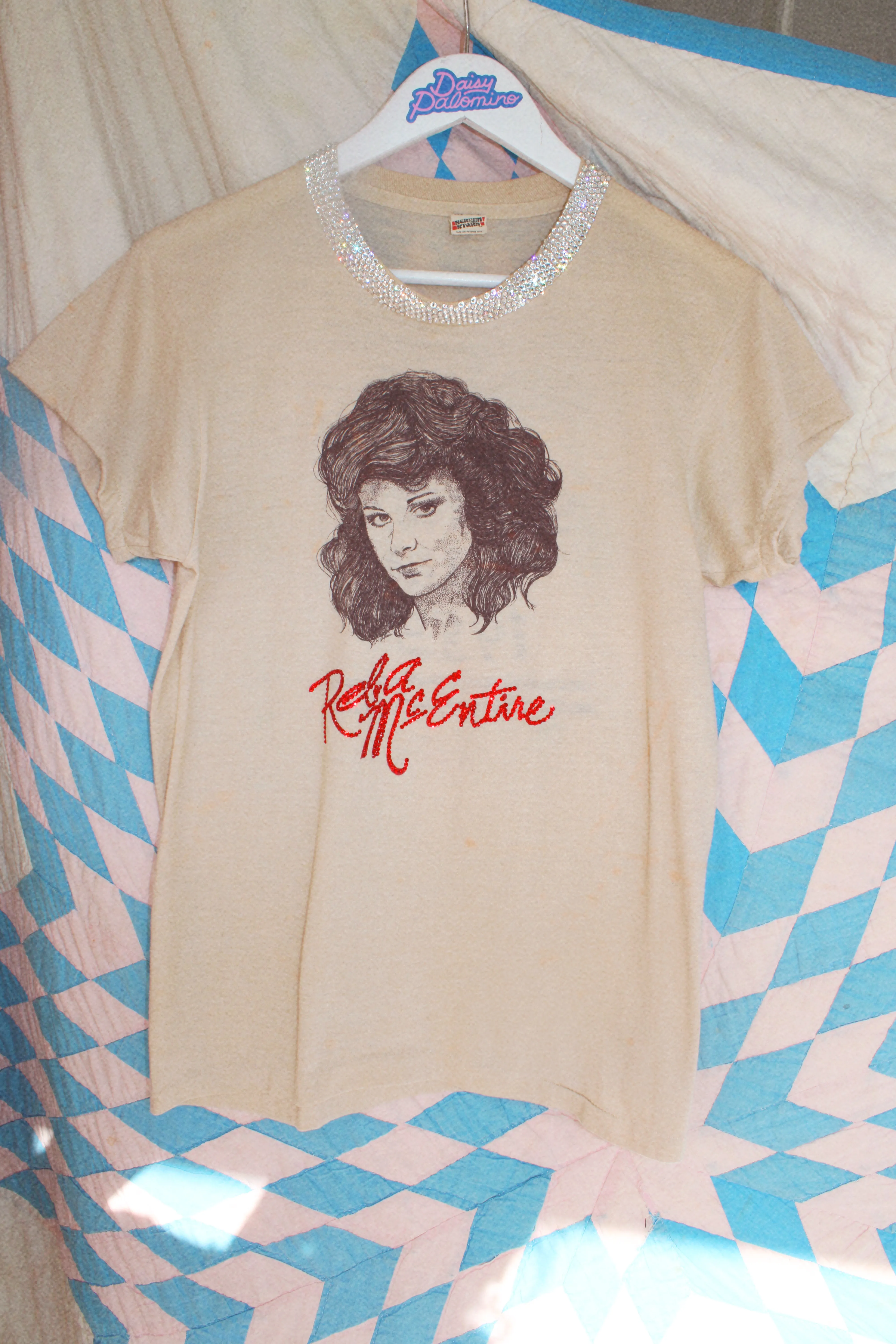 Rare 1983 Embellished Reba McEntire Shirt