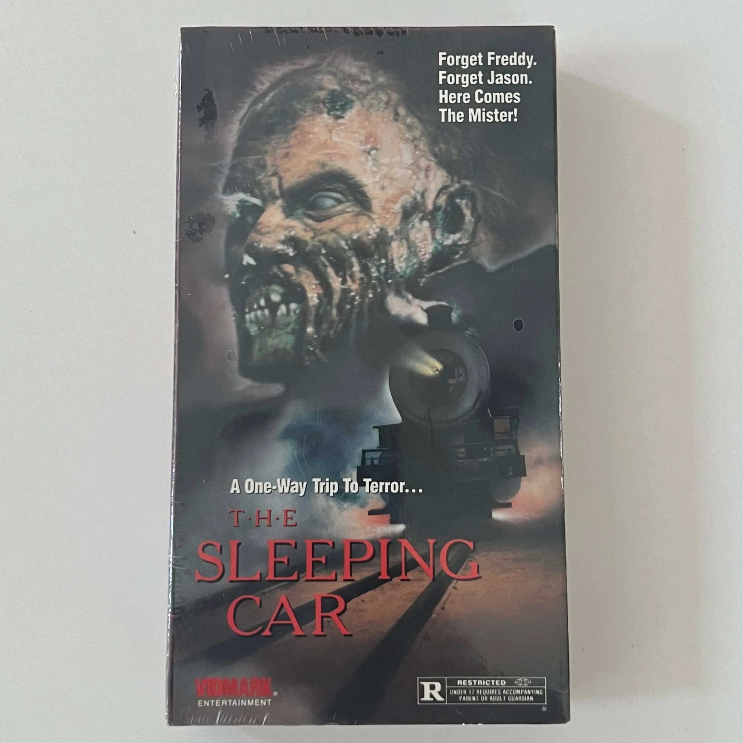 Rare Sealed The Sleeping Car VHS Horror