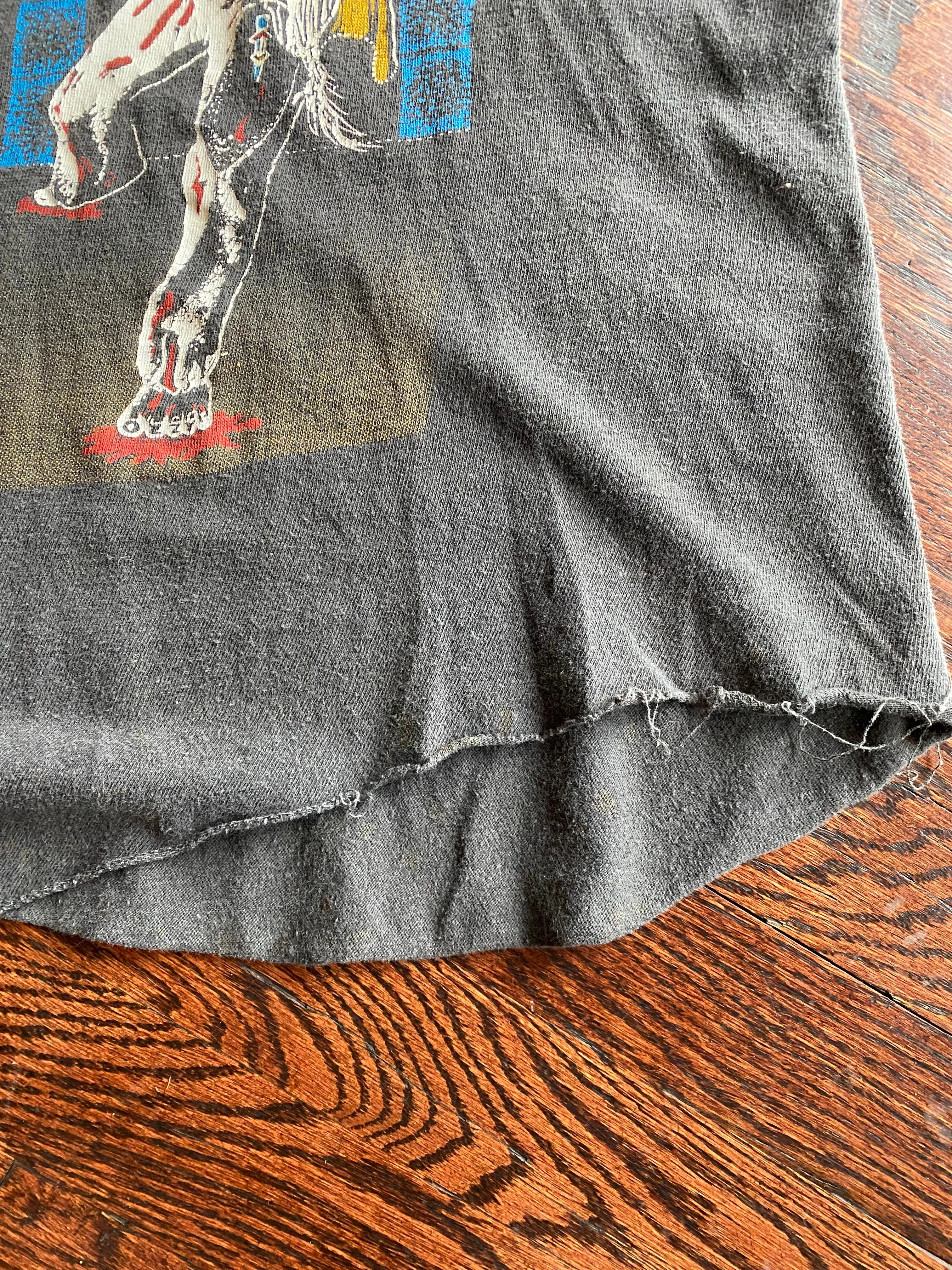 RARE Vintage Bootleg Ozzy Osbourne “Diary of a Mad Man” “Blizzard of Ozz” Baseball 3/4 Sleeve T-Shirt