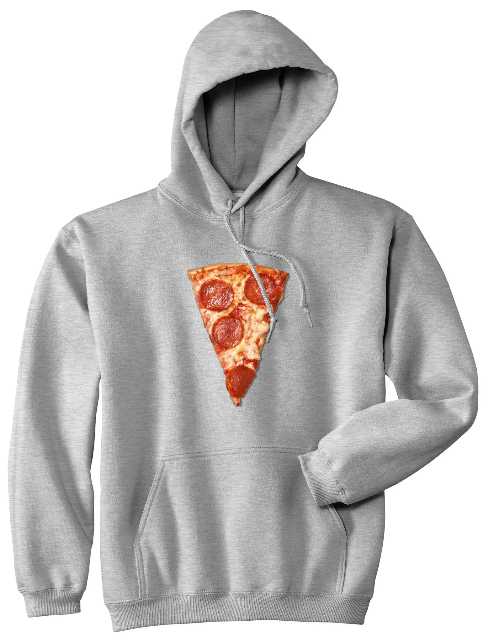 Real Pizza with Pepperoni Meme Pullover Hoodie Hoody