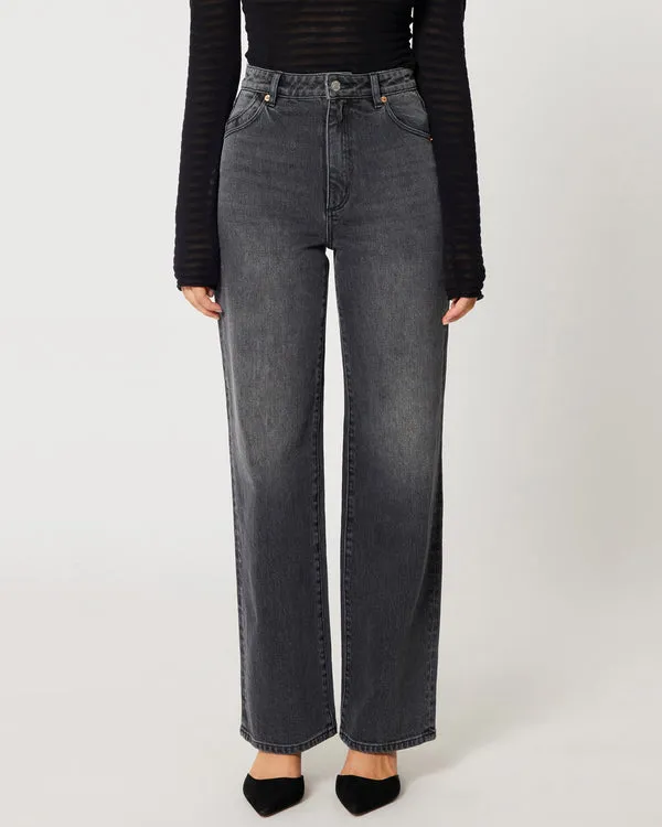 ROLLAS Heidi Worn Denim - Vintage Black