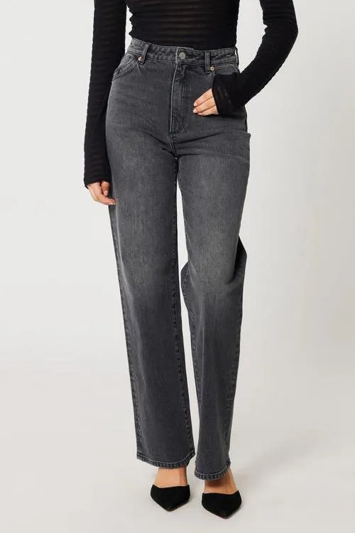 ROLLAS Heidi Worn Denim - Vintage Black