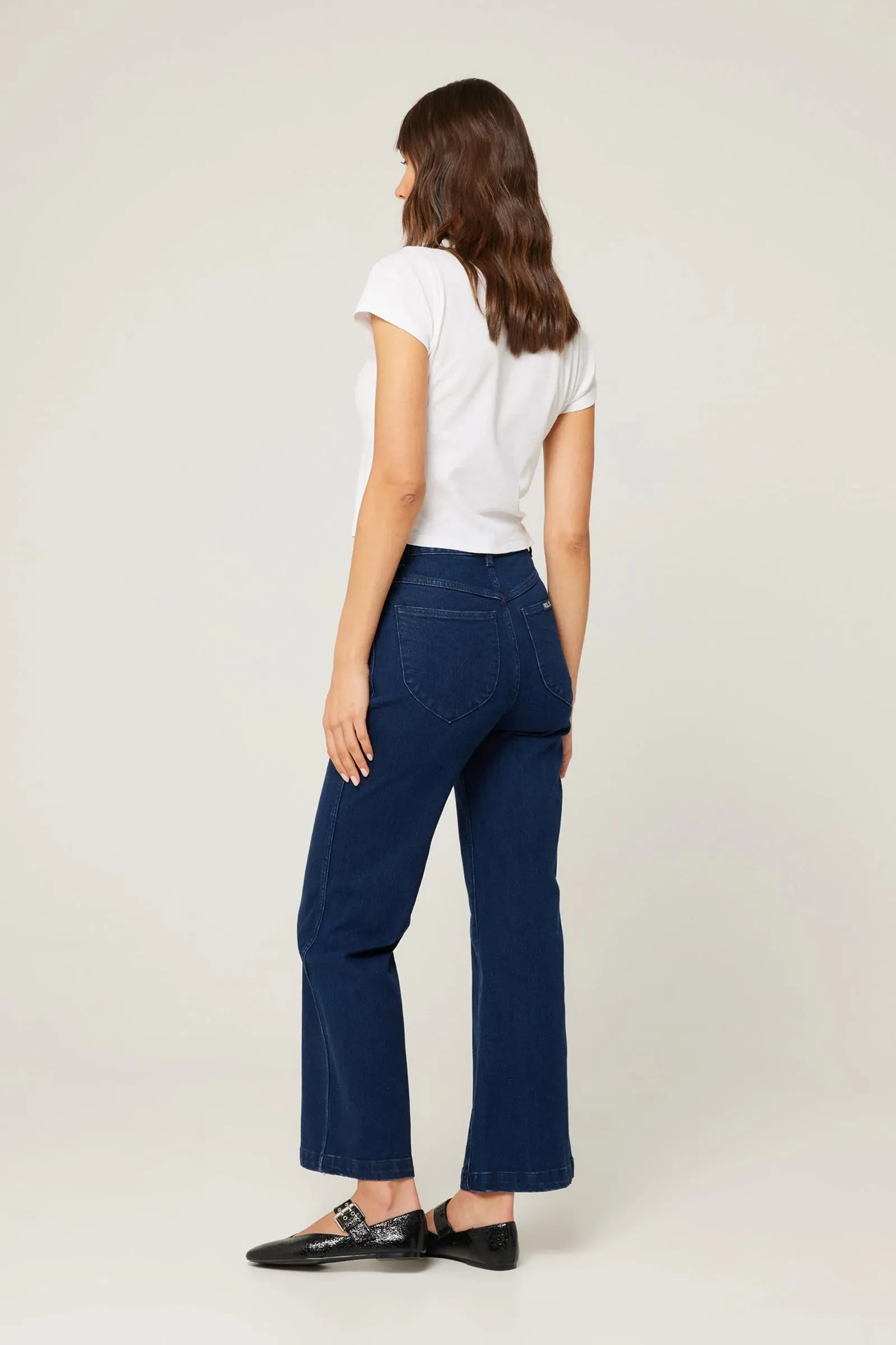ROLLAS Sailor Ankle Denim Pant - Dark Stone