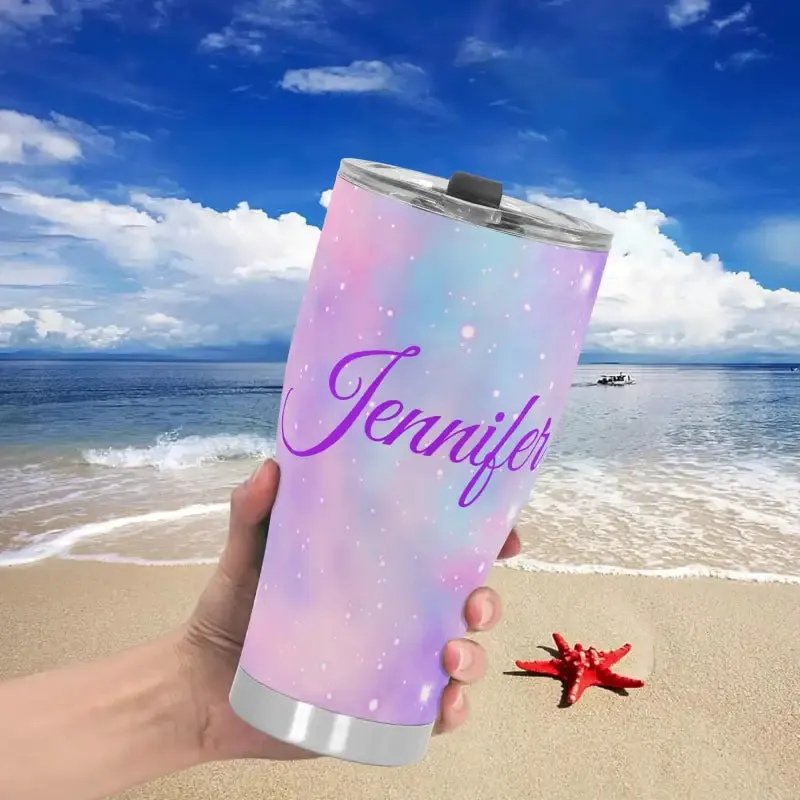 Sip in Style with a Personalized Unicorn Stainless Steel Tumbler
