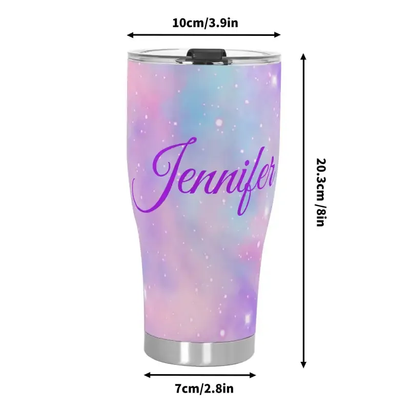 Sip in Style with a Personalized Unicorn Stainless Steel Tumbler