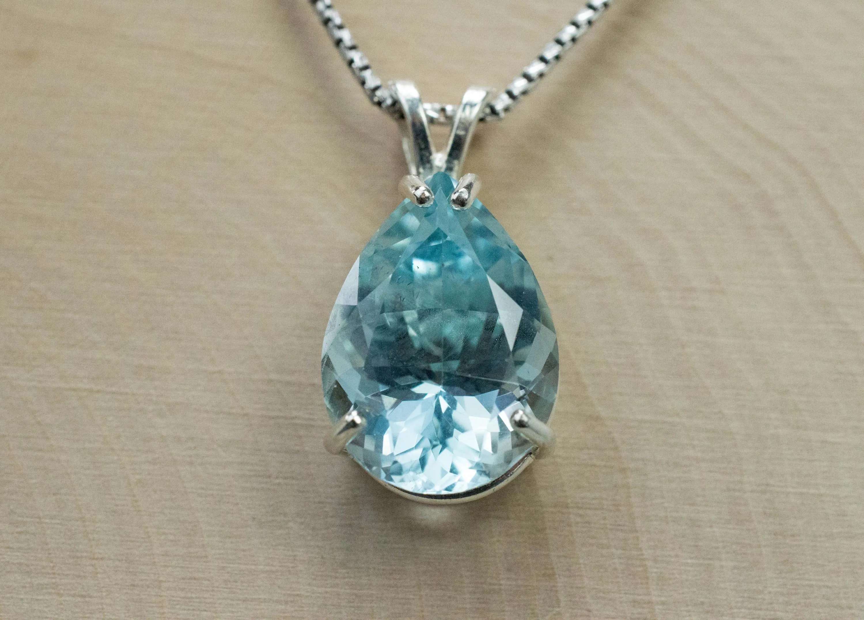 Topaz Pendant; Natural Untreated Ukraine Topaz; 14.165cts