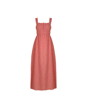 TRULLI DRESS RED GINGHAM