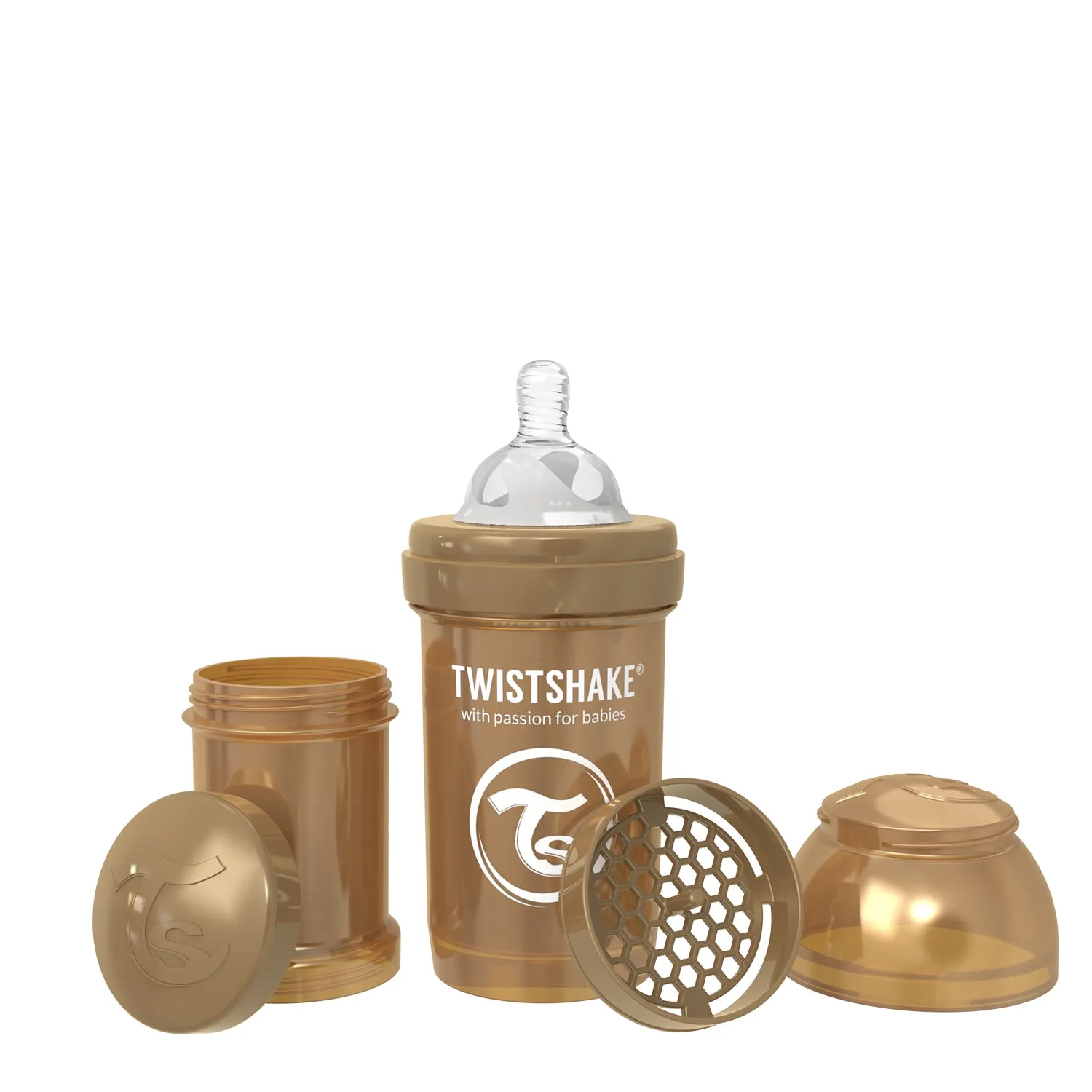 Twistshake Anti Colic Baby Bottles - Pearl Collection