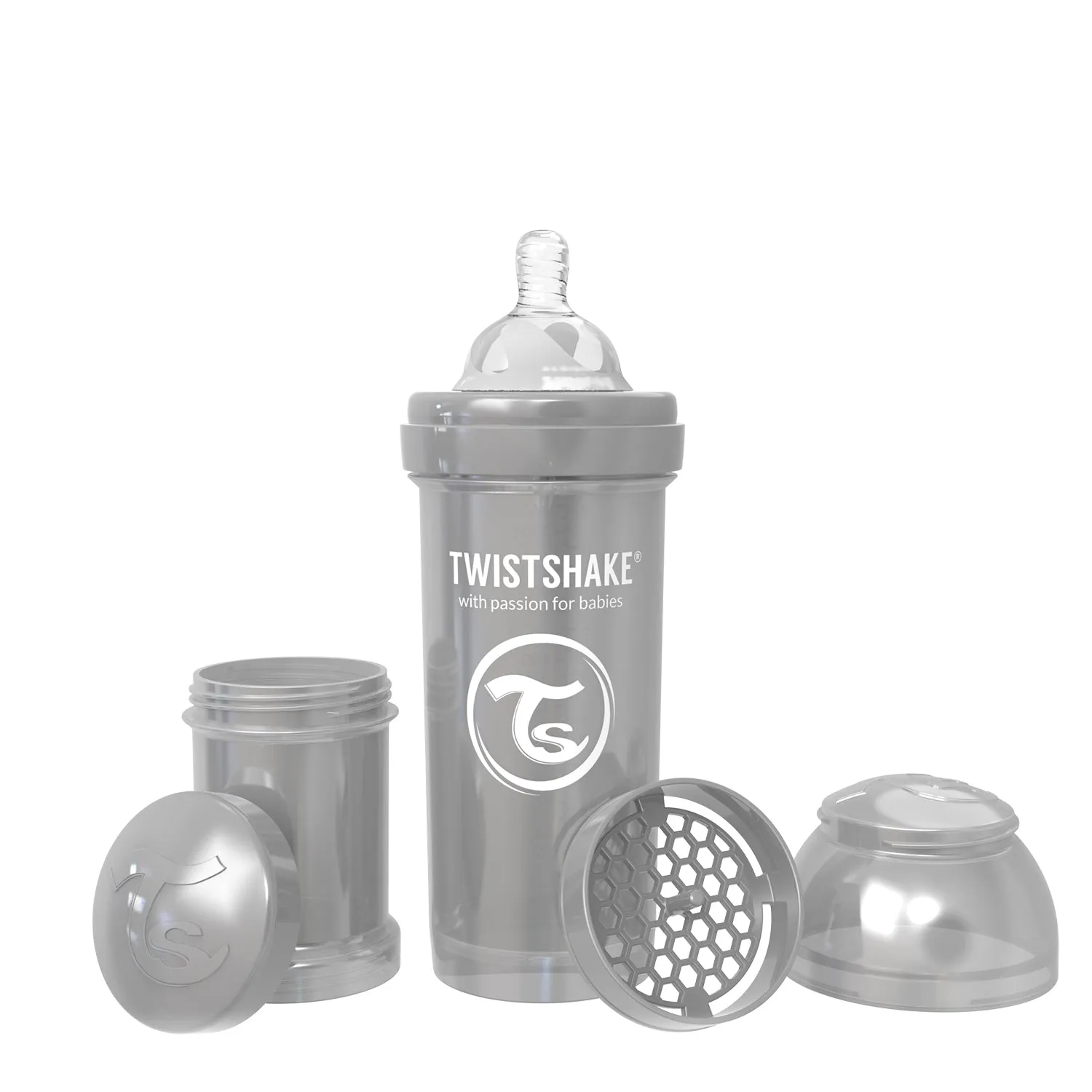 Twistshake Anti Colic Baby Bottles - Pearl Collection