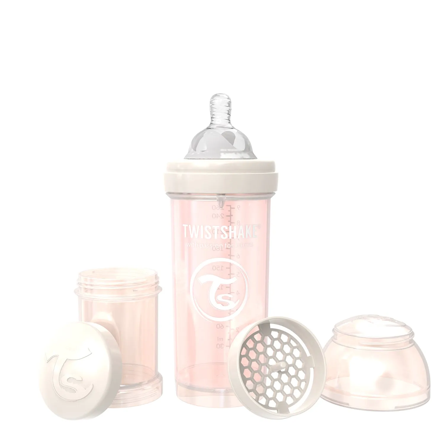 Twistshake Anti Colic Baby Bottles - Pearl Collection