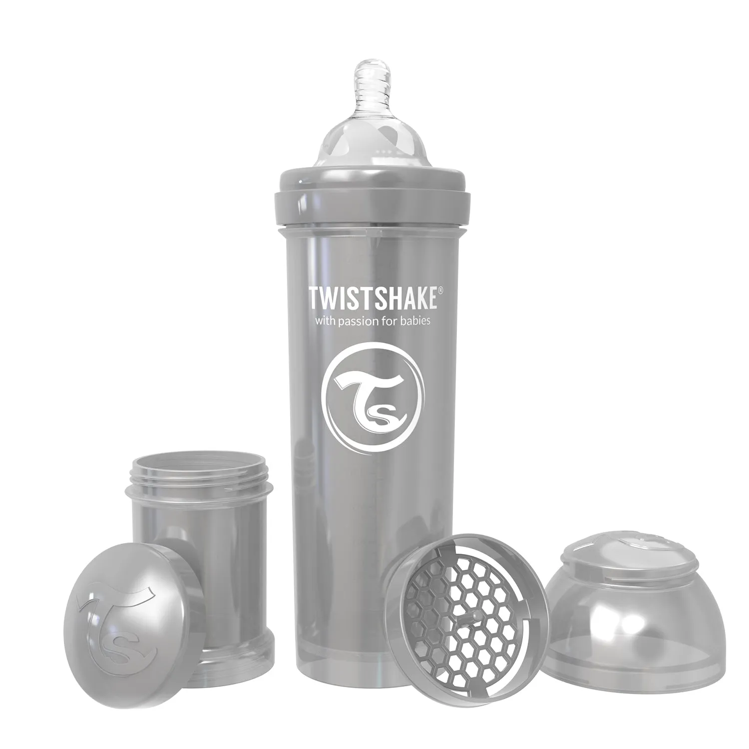 Twistshake Anti Colic Baby Bottles - Pearl Collection