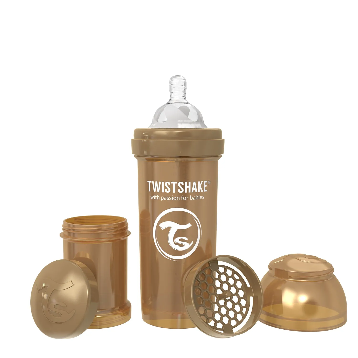 Twistshake Anti Colic Baby Bottles - Pearl Collection