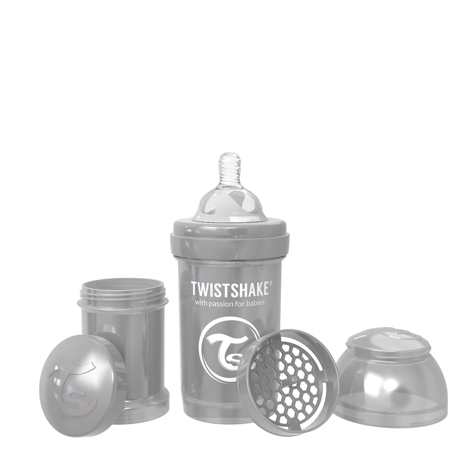 Twistshake Anti Colic Baby Bottles - Pearl Collection