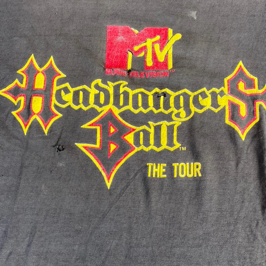 Vintage 1989 “Headbangers Ball” MTV Tour T-Shirt